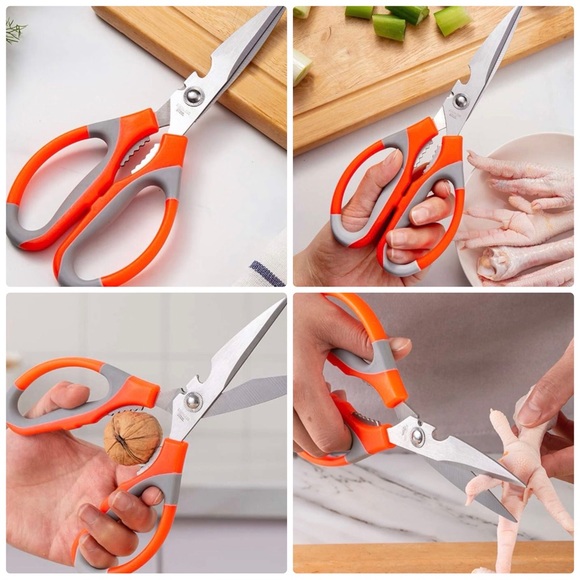 New 7 Piece Kitchen Tool Cooking Accessory Mini Bundle / Cutting Board Scissors - Picture 15 of 16